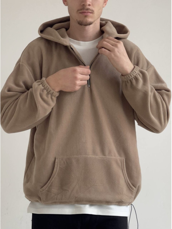 Флісовий худі oversize