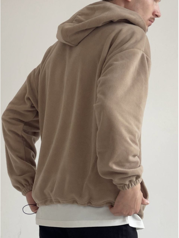 Флісовий худі oversize