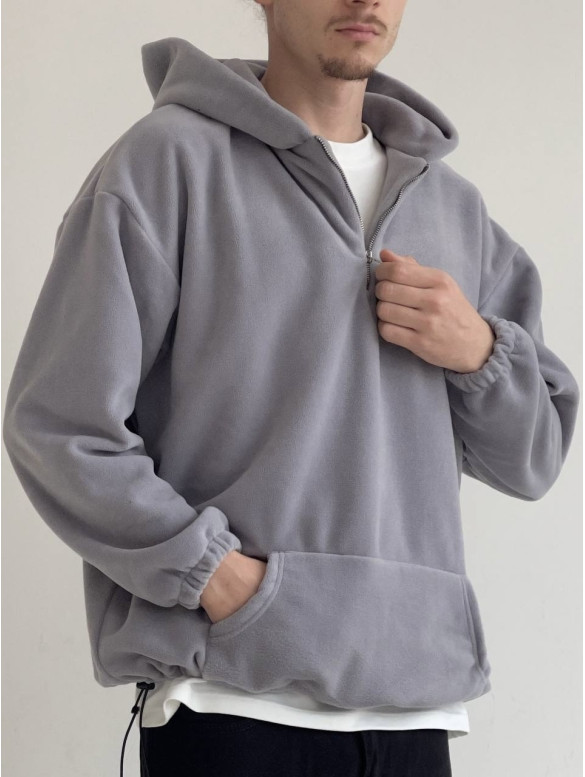 Флісовий худі oversize