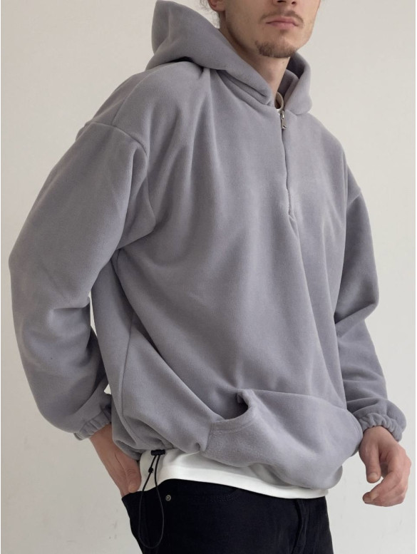 Флісовий худі oversize