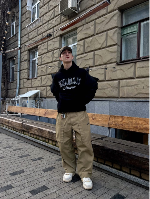 Oversize худі з надписом