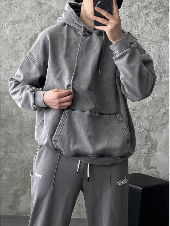 Oversize худі на флісі