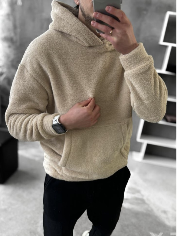 Плюшевий худі oversize