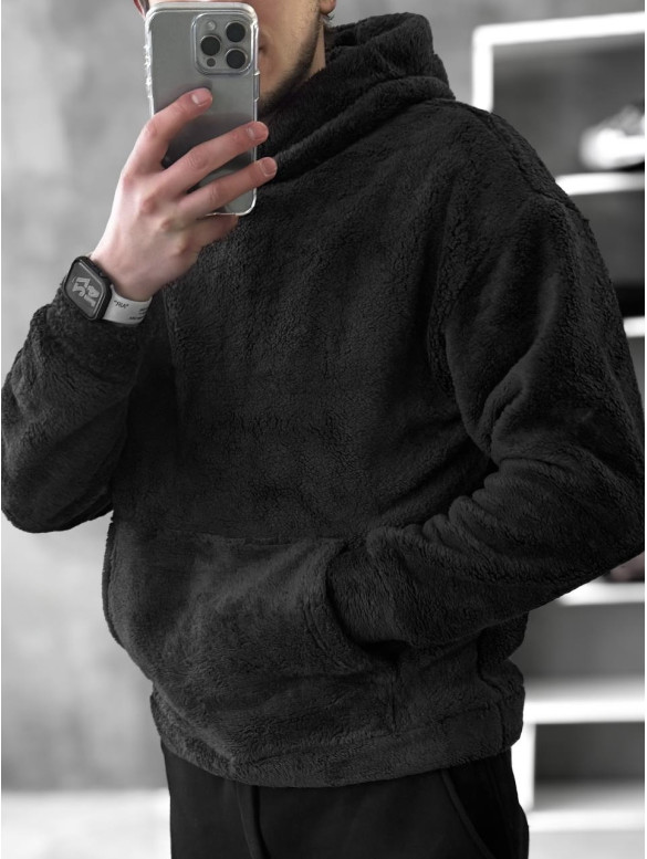 Плюшевий худі oversize