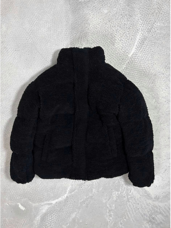 Зимова плюшева куртка oversize