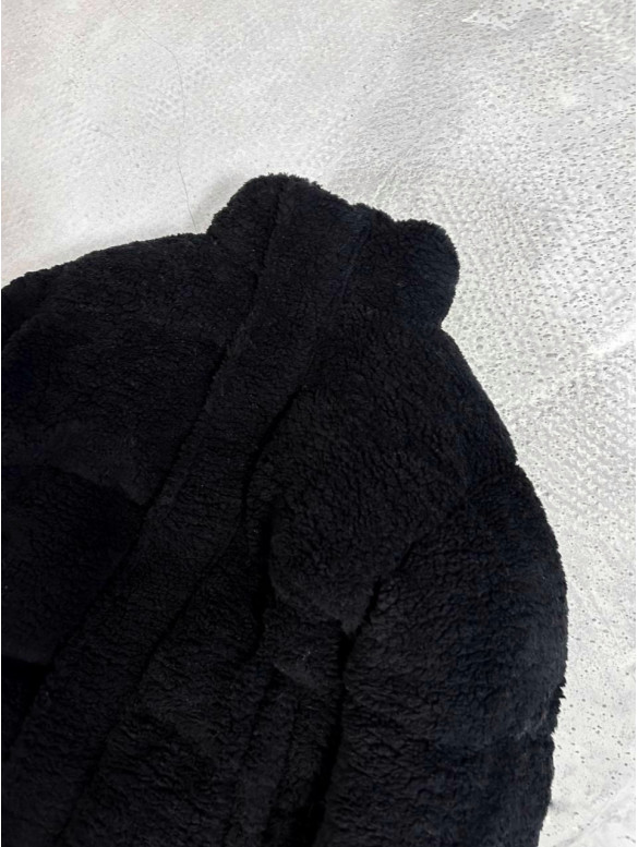 Зимова плюшева куртка oversize