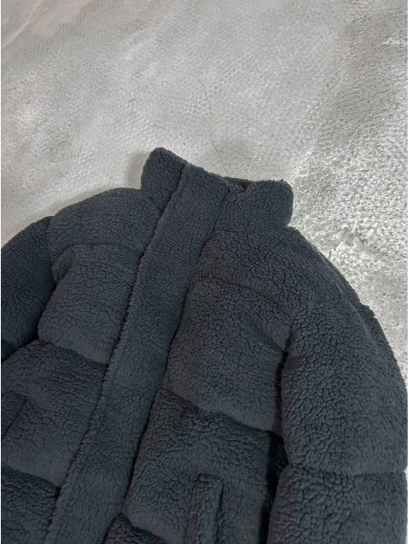 Зимова плюшева куртка oversize