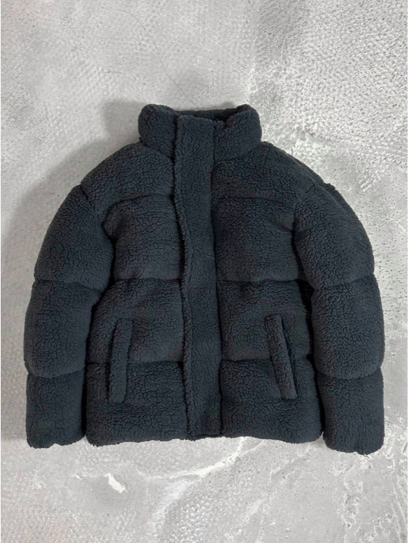 Зимова плюшева куртка oversize