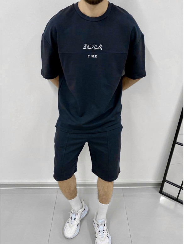Літній oversize костюм з надписом
