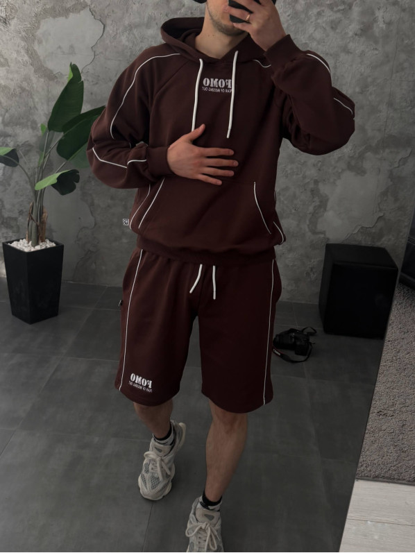 Oversize костюм з надписом