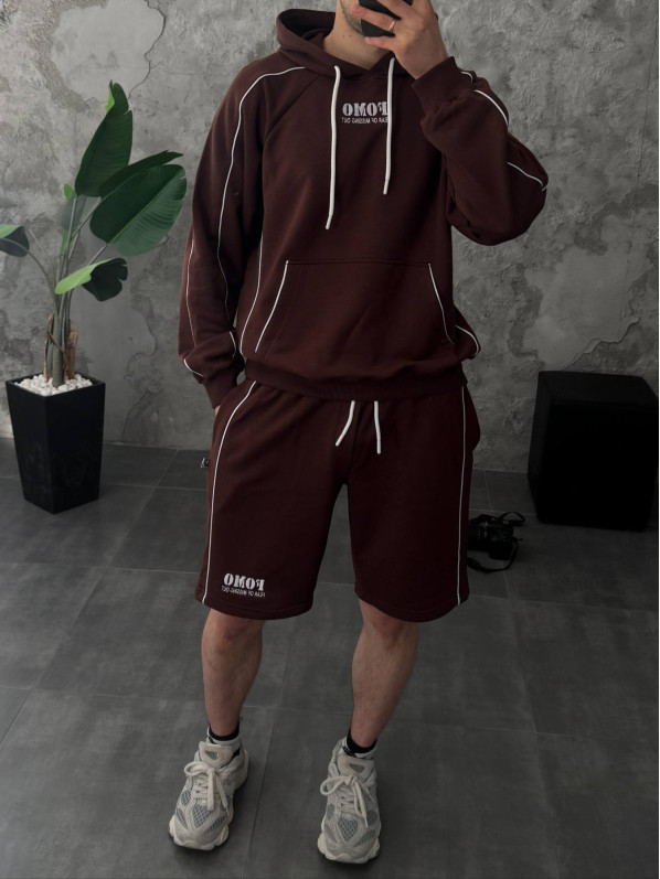 Oversize костюм з надписом