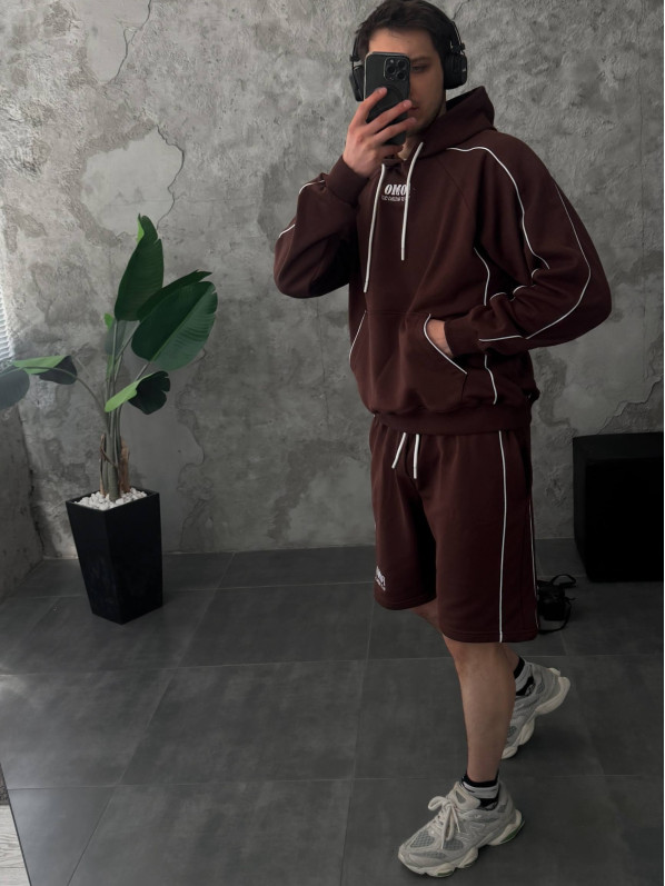 Oversize костюм з надписом