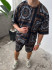 Літній oversize костюм з принтом Літній oversize костюм з принтом