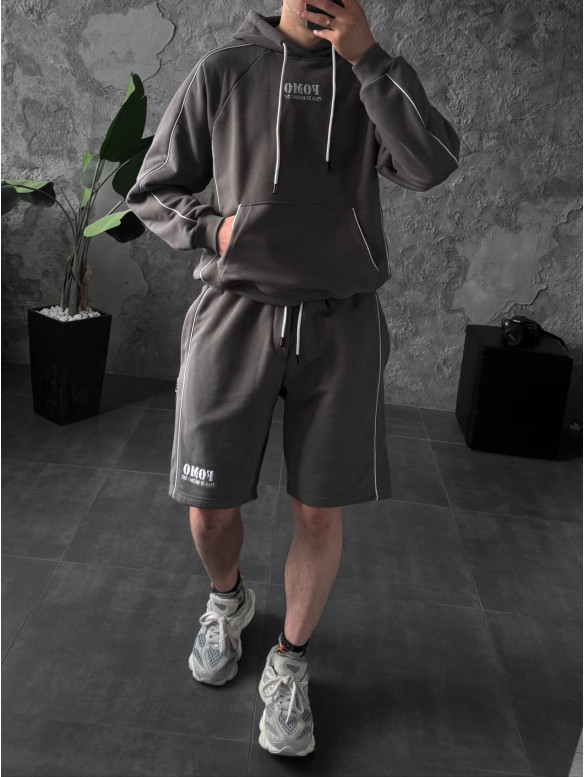 Oversize костюм з надписом