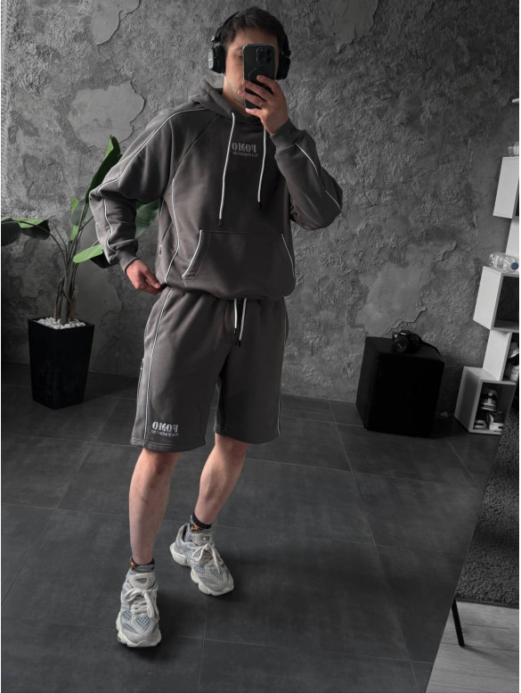 Oversize костюм з надписом