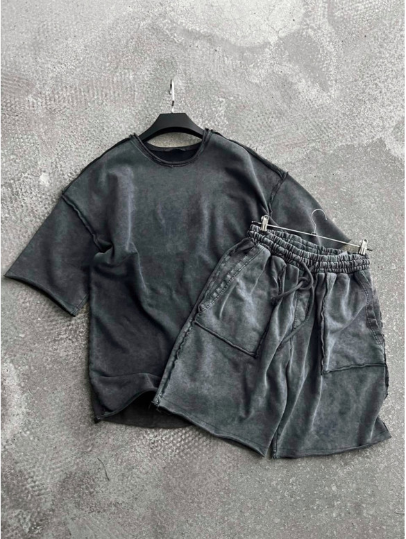 Oversize костюм з акцентними швами