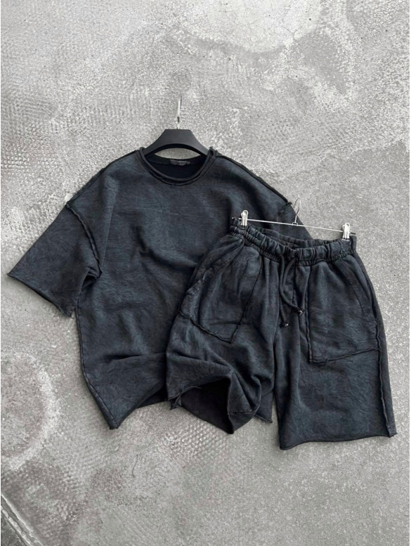 Oversize костюм з акцентними швами