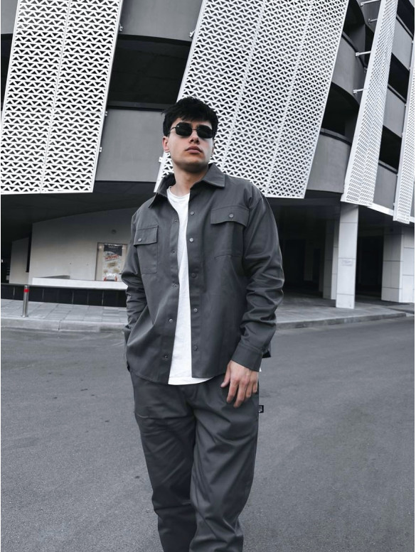 Oversize костюм з цупкого котону