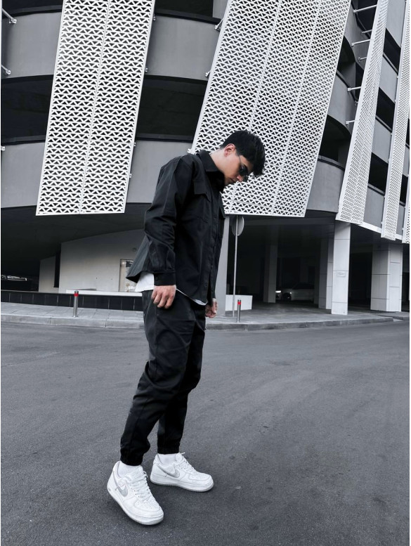 Oversize костюм з цупкого котону