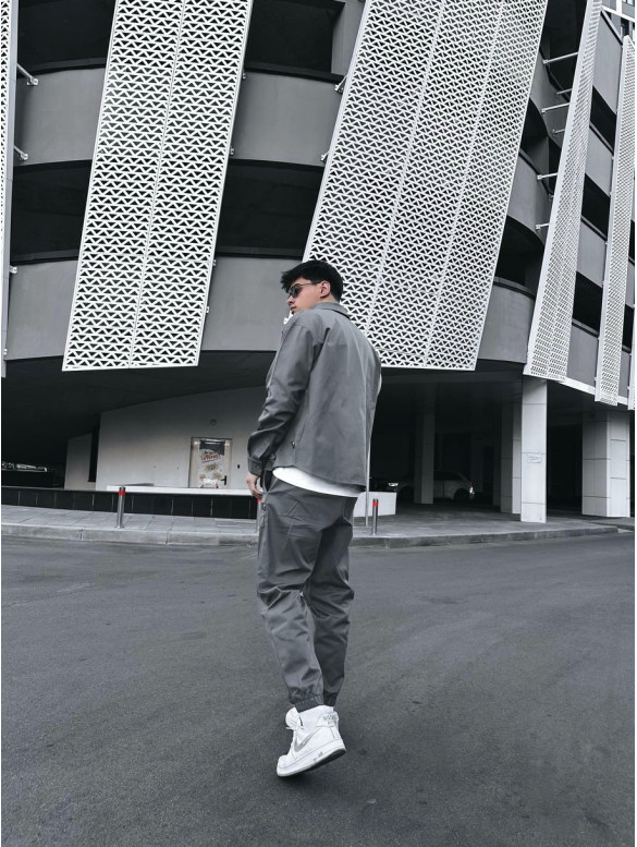 Oversize костюм з цупкого котону