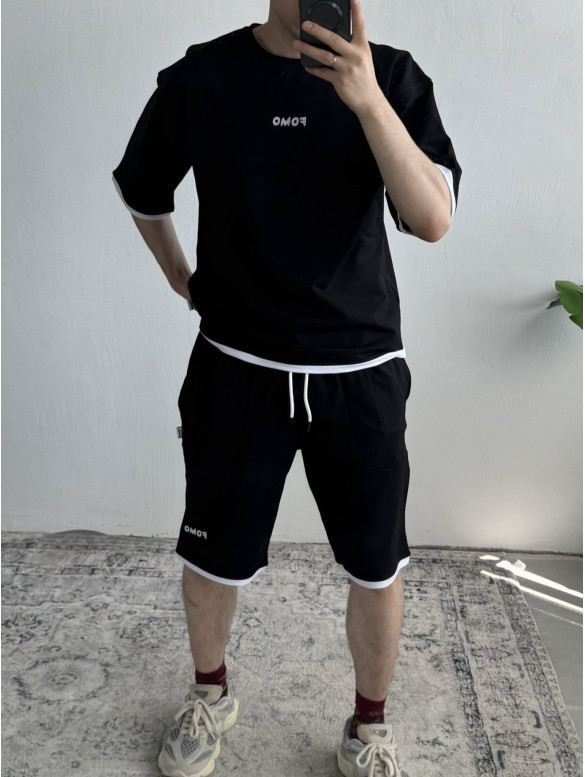Літній oversize костюм з вишивкою