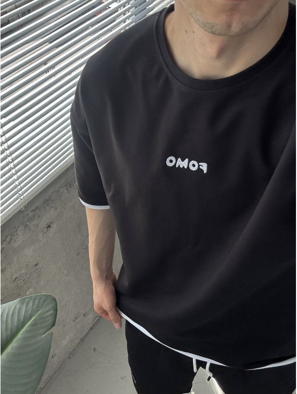 Літній oversize костюм з вишивкою
