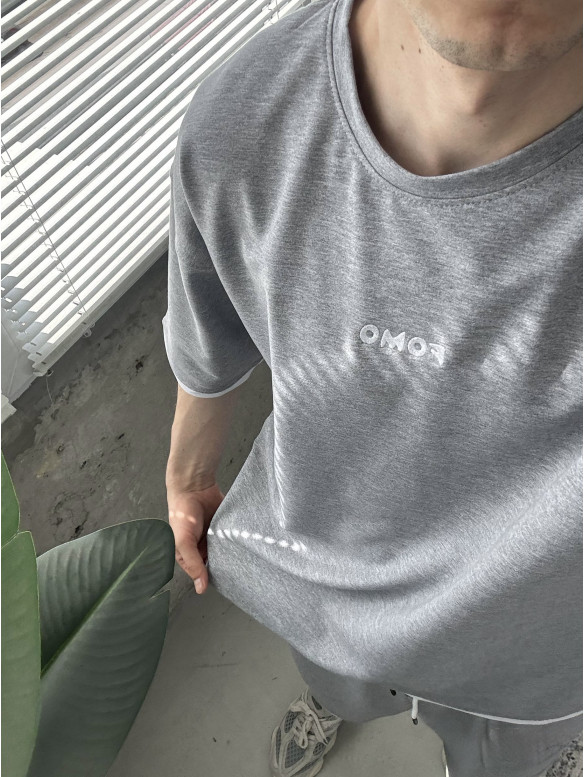 Літній oversize костюм з вишивкою