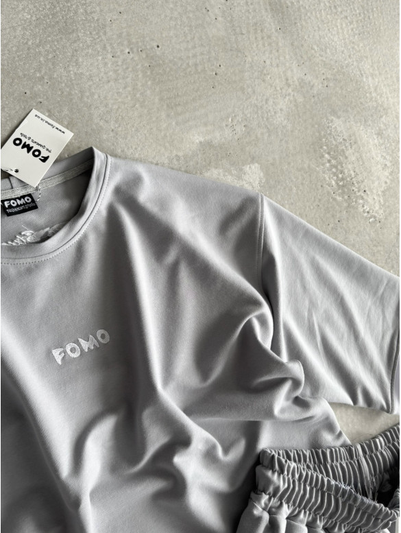Літній oversize костюм з вишивкою
