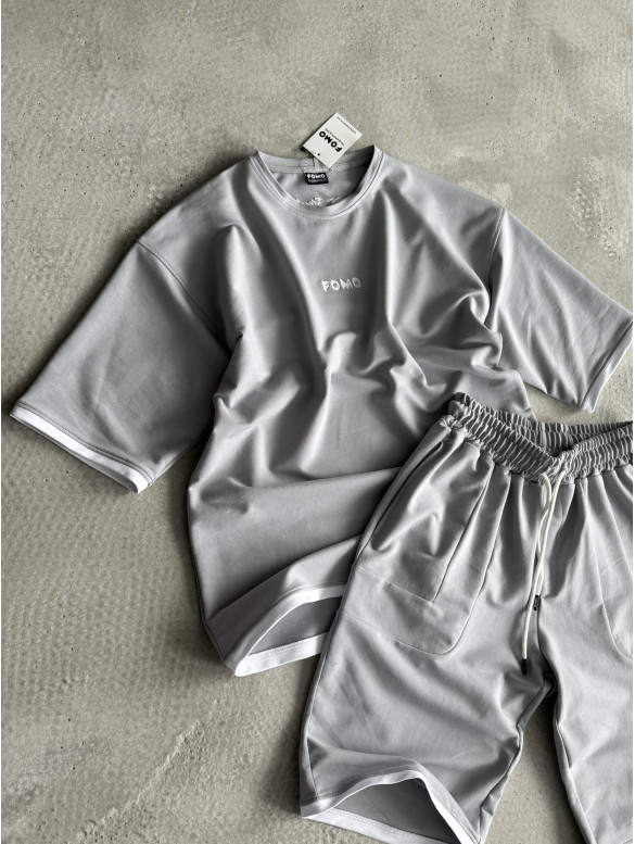 Літній oversize костюм з вишивкою