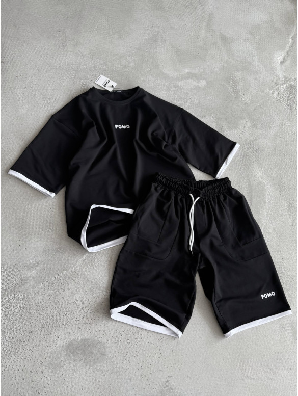 Літній oversize костюм з вишивкою