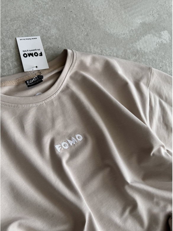 Літній oversize костюм з вишивкою