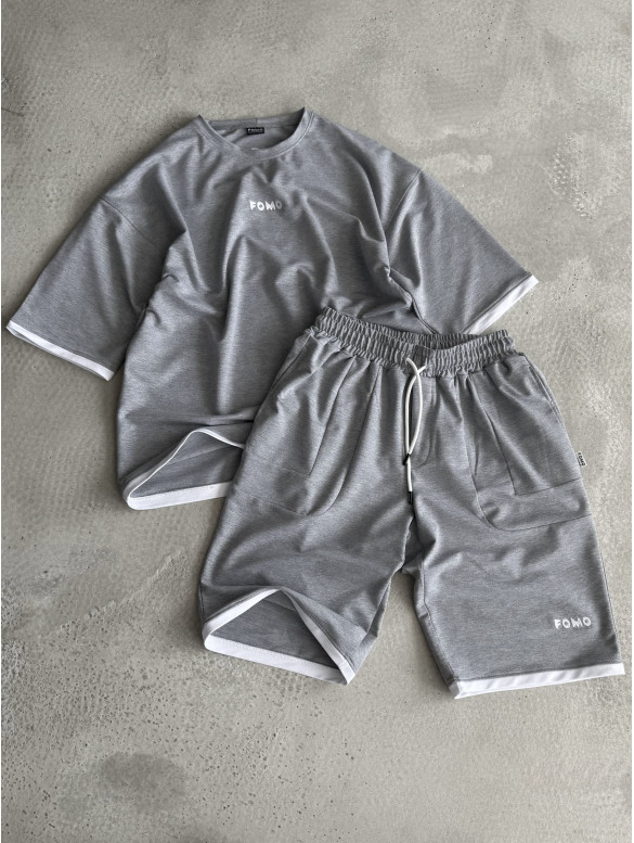 Літній oversize костюм з вишивкою