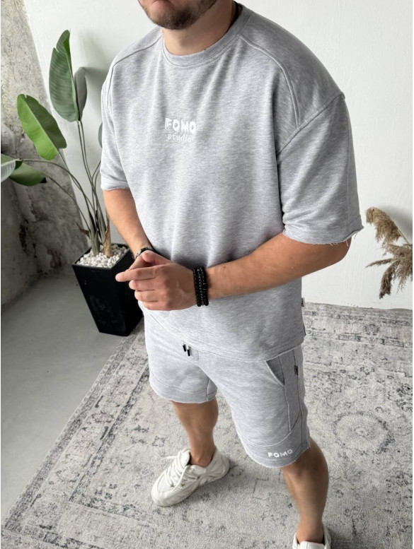 Oversize костюм з вишивкою