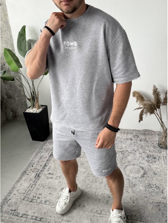 Oversize костюм з вишивкою
