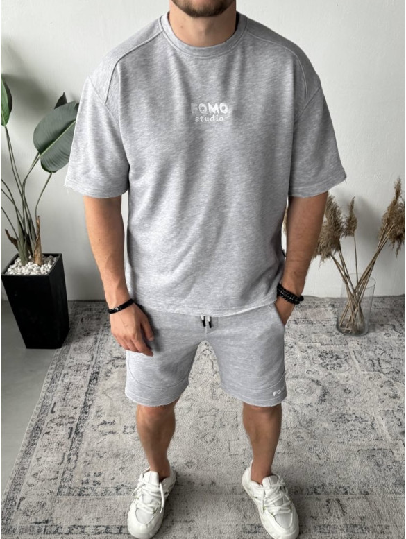 Oversize костюм з вишивкою