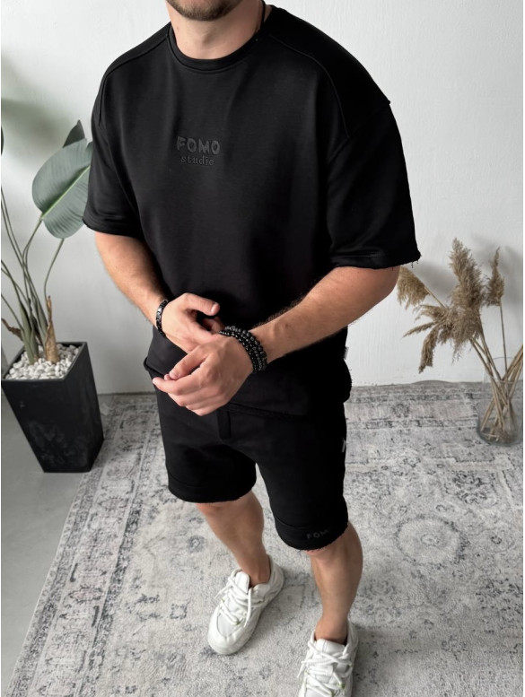 Oversize костюм з вишивкою