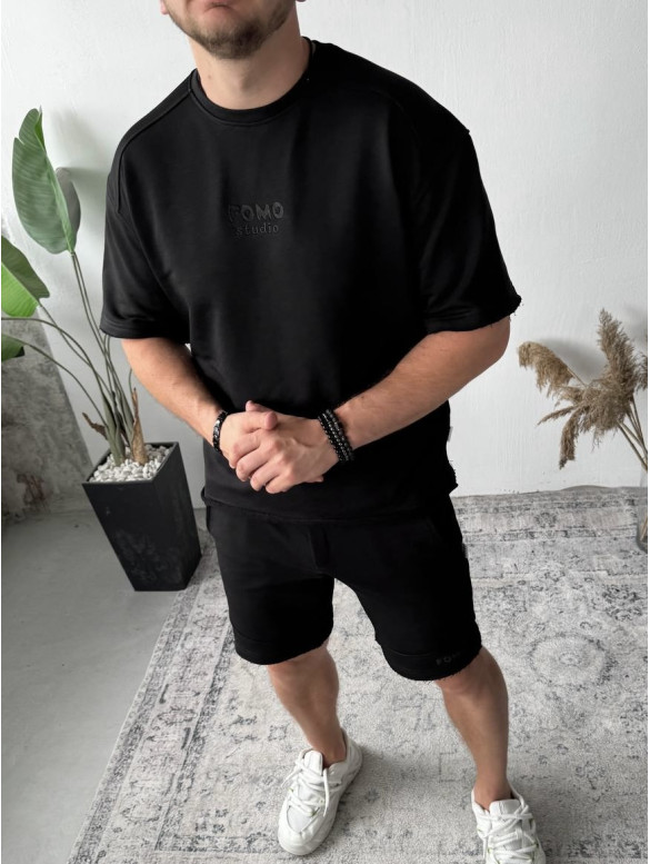 Oversize костюм з вишивкою