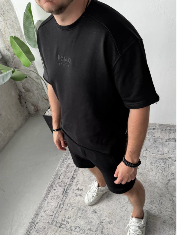 Oversize костюм з вишивкою