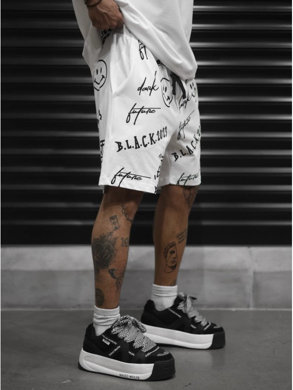 Літній oversize костюм з надписом