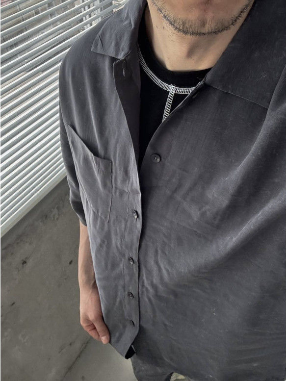 Oversize костюм з вивареної тканини