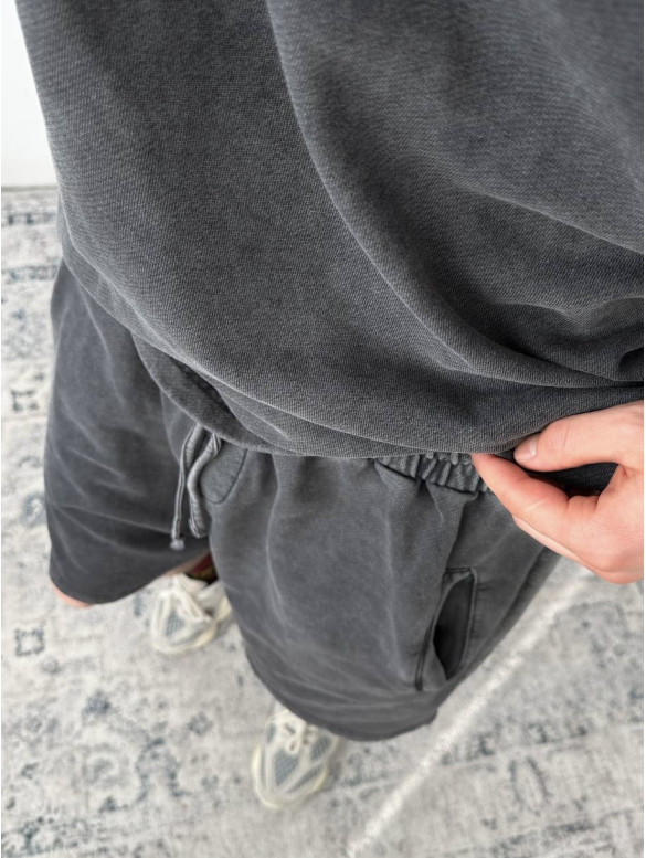 Oversize костюм з вивареної тканини