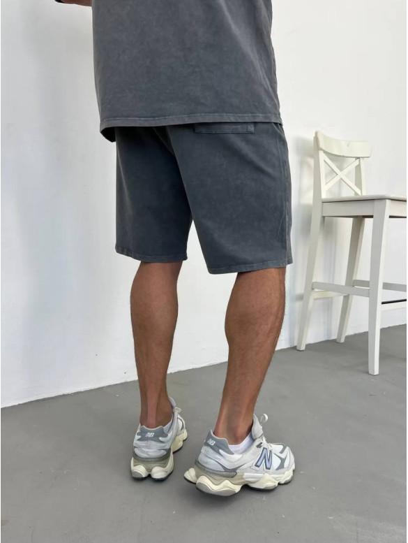 Oversize костюм з вивареної тканини