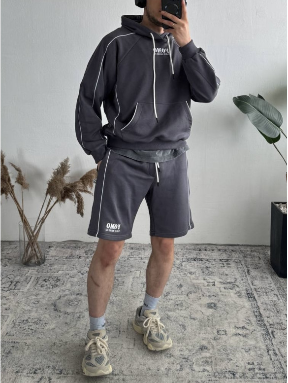 Oversize костюм з надписом
