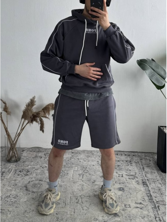 Oversize костюм з надписом