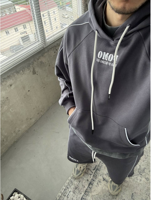 Oversize костюм з надписом