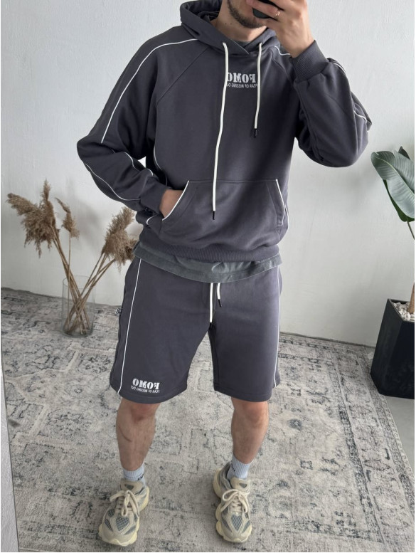 Oversize костюм з надписом