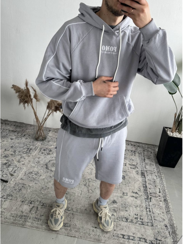 Oversize костюм з надписом