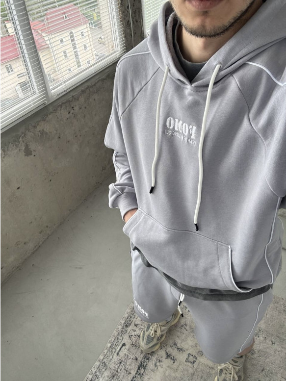 Oversize костюм з надписом
