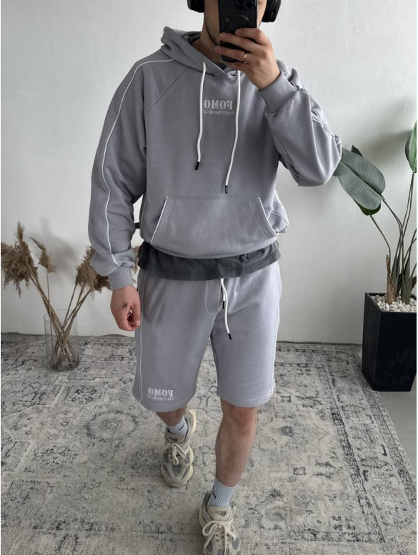 Oversize костюм з надписом
