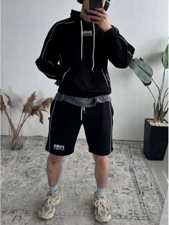 Oversize костюм з надписом